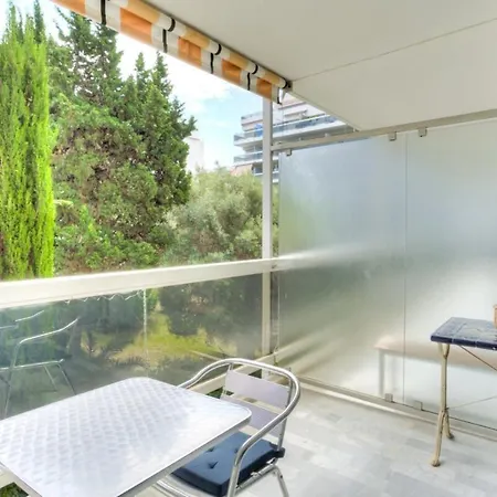 Furnished Studio With A Terrace Swimming Pool In A Charming Residence Apartment Antibes